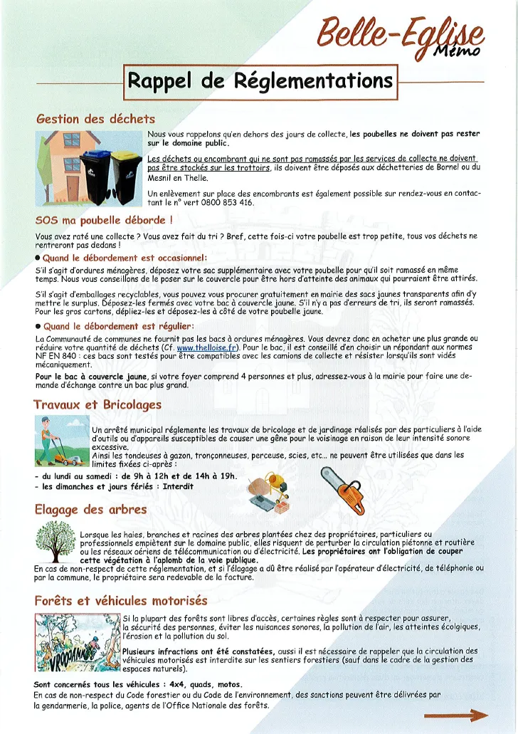Lire la suite de l'actualité Rappel de réglementations